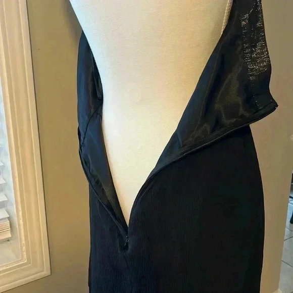 [6]BCBGMaxAzria  Silk Black Halter Dress - Picture 10 of 11